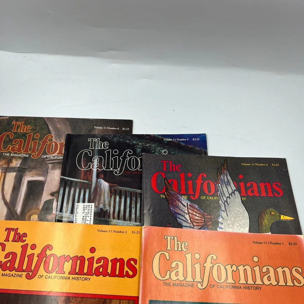 Vintage The Californians Magazines Lot Of 11‎ - Volumes 10, 11, & 12